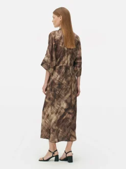 „The Edit“ Midaxi-Hemdkleid Damen Kleider