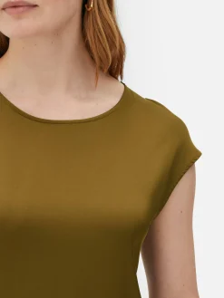 Best „The Edit“ Satin-Midikleid Damen Kleider