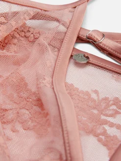 Hot „The Edit“ Spitzenunterwäsche Mit Triangel-Bralette Damen Dessous-Sets