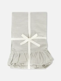 New Tischdecke Mit Rüschenbesatz Geschirr