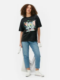 „Tom Und Jerry“ T-Shirt Damen Tops Und T-Shirts