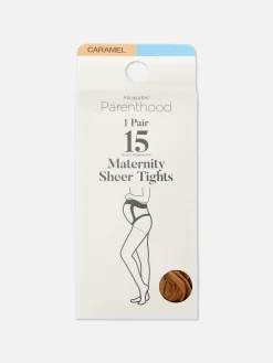 New Transparente Umstandsstrumpfhose, 15 Den Damen Strumpfhosen