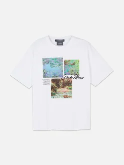 Best T-Shirt Mit „Claude Monet“ Kachel-Grafik Damen Tops Und T-Shirts