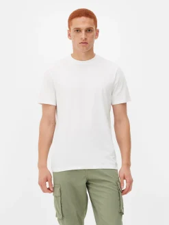 Hot T-Shirt Mit Rundhalsausschnitt In Regulärer Passform Herren Tops Und T-Shirts