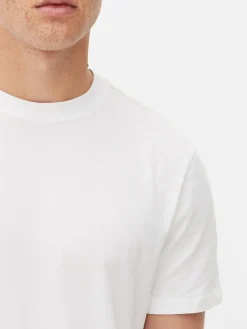 Hot T-Shirt Mit Rundhalsausschnitt In Regulärer Passform Herren Tops Und T-Shirts