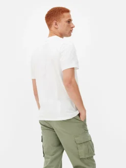 Hot T-Shirt Mit Rundhalsausschnitt In Regulärer Passform Herren Tops Und T-Shirts