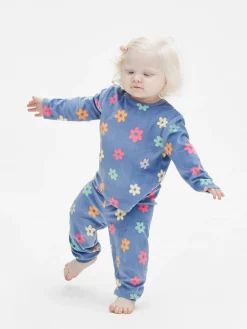 Velours-Schlafanzug Mit Grafik Schlafanzüge Und Nachtwäsche