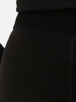 Best Verkürzte Samt-Leggings Mit Plüschfutter Damen Strumpfhosen|Hosen Und Leggings