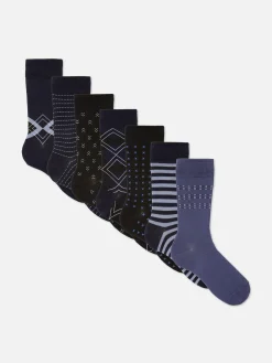 Best Verschiedene Crew-Socken, 7er-Pack Herren Socken