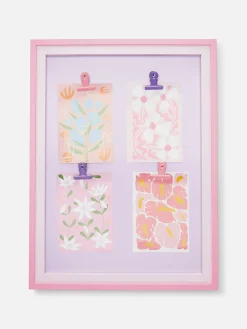 Wandkunst Mit Blumendesigns Zum Aufhängen Bilderrahmen Und Wandschmuck