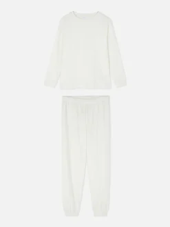 New Weicher Fleece-Schlafanzug Damen Schlafanzüge