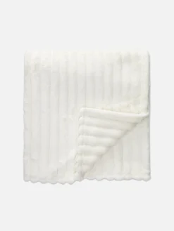 New Weicher, Gerippter Überwurf Decken Und Überwurfe