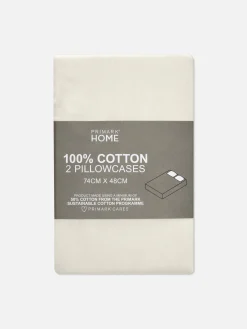 Outlet e Kopfkissenbezüge Aus Satin, 2er-Pack Bettlaken Und Kopfkissenbezüge