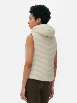 Outlet Weste Mit Kapuze Damen Jacken Und Mäntel