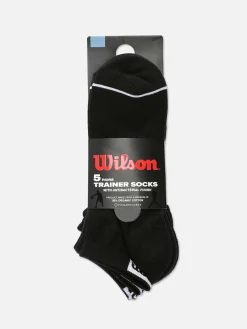 Hot „Wilson“ Sneakersocken, 5er-Pack Herren Socken
