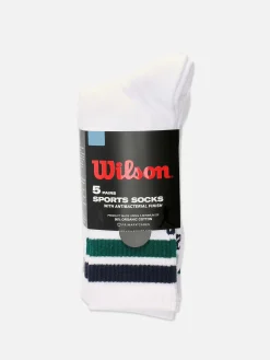 Outlet „Wilson“ Sportsocken, 5er-Pack Herren Socken