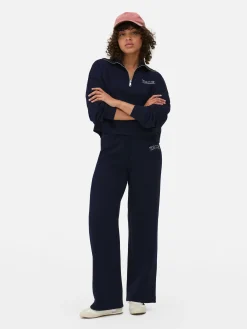 Discount „Yale“ Kombi-Jogginghose Mit Weitem Bein Damen Jogginghosen