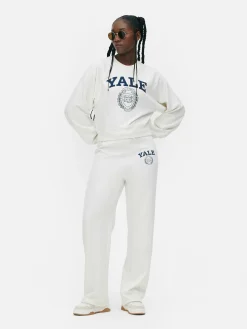 Clearance „Yale“ Sweatshirt Mit Geradem Schnitt Und Grafik Damen Hoodies Und Sweatshirts