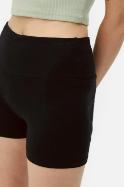 Clearance Yogashorts Mit Hohem Bund, 2er-Pack Damen Shorts