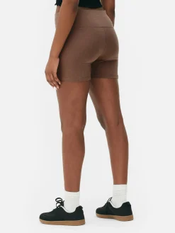 Clearance Yogashorts Mit Hohem Bund, 2er-Pack Damen Shorts