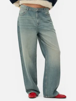 Best Zerrissene „Rita Ora“ Dad-Jeans Damen Jeans