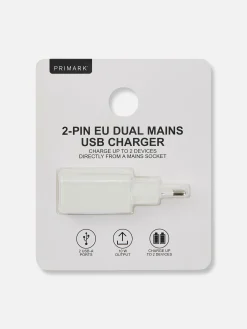 Outlet Zweipoliger USB-Stecker Ladegeräte