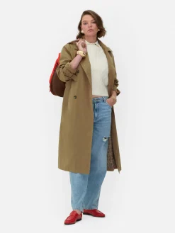 New Zweireihiger „Rita Ora“ Mac Mit Kapuze Damen Jacken Und Mäntel