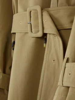 New Zweireihiger „Rita Ora“ Mac Mit Kapuze Damen Jacken Und Mäntel