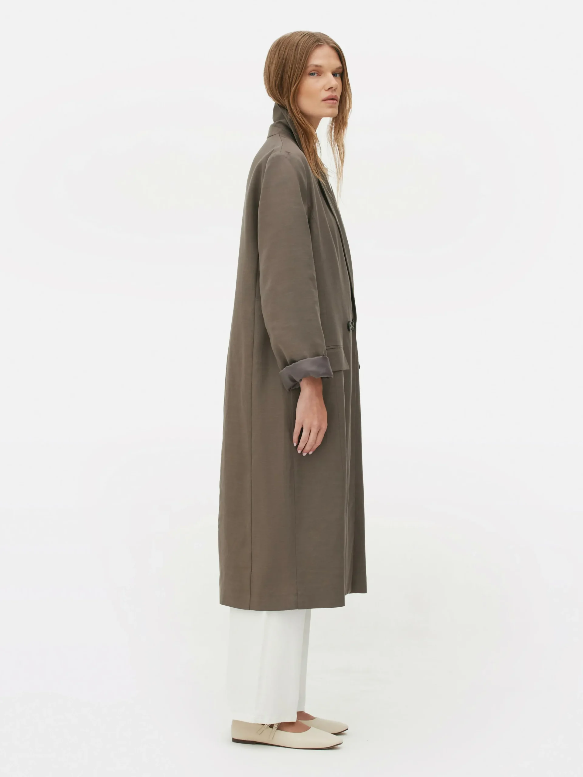 Sale Zweireihiger „The Edit“ Duster-Mantel Damen Jacken Und Mäntel