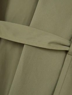 Discount Zweireihiger Trenchcoat Mit Gürtel Damen Jacken Und Mäntel